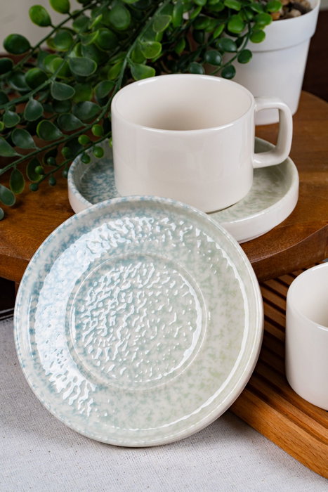 Hermia Kumsal 4 Juego de tazas de té y platillos Multicolor Hermia Kumsal 4 Juego de tazas de té y platillos Multicolor